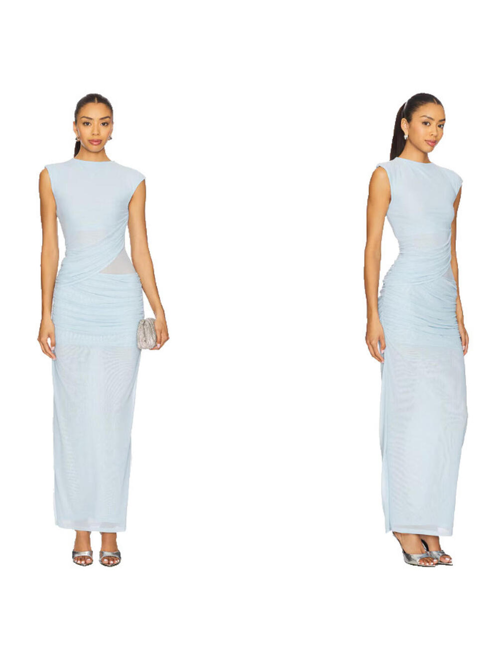 SNDYS x REVOLVE Lorelai Maxi Dress in Blue Prom S NWT $98